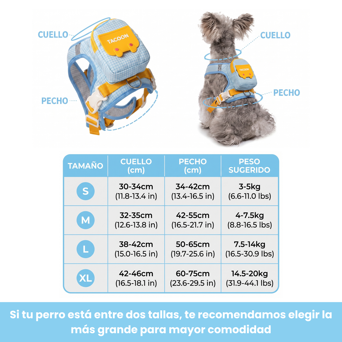 DoggyCalm™ - Arnés Mochila para Perro